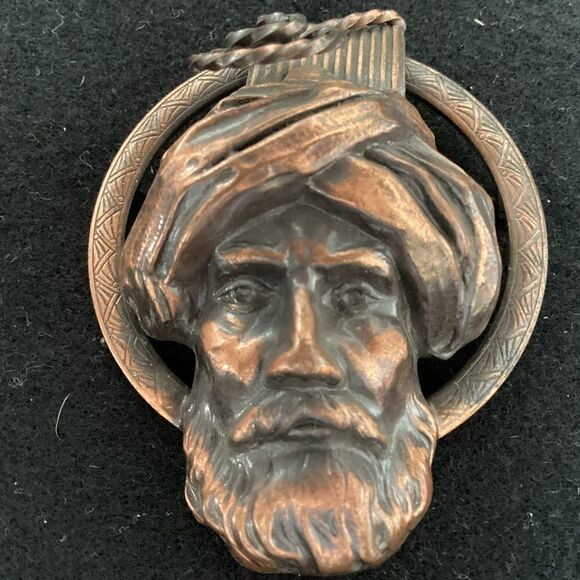 Vintage 1940s Dafri of Toronto Thief of Baghdad brooch pin. J0089 - Picture 6 of 7